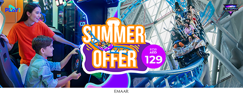 Summer Combo: The Storm Coaster + Play DXB