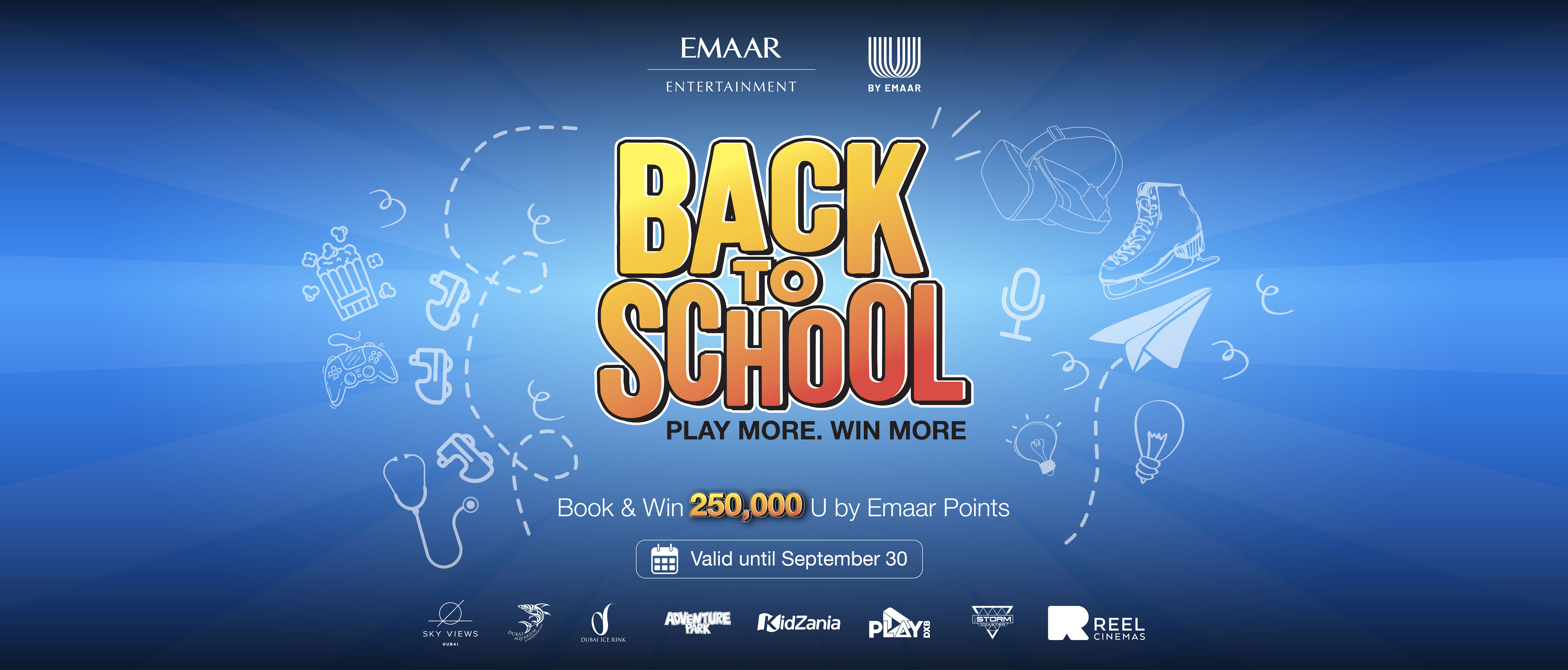 Back to School: Book and Win 250,000 U by Emaar UPoints
